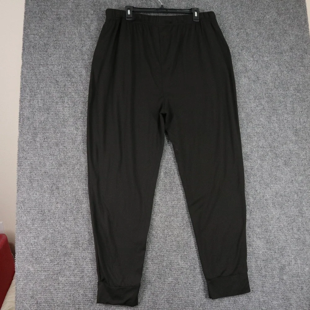True Religion Loungewear Jogger Sweatpants Mens XL Black Stretch Athletic Pants